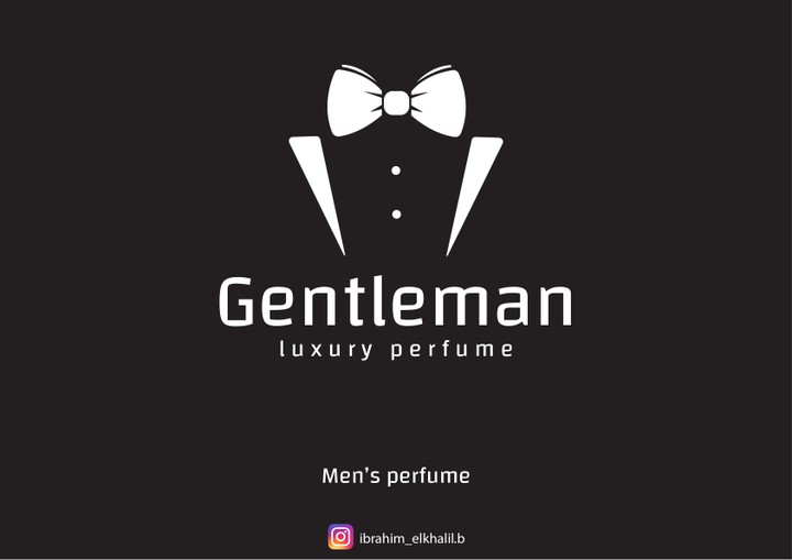 logo for men's perfume ( gentleman )