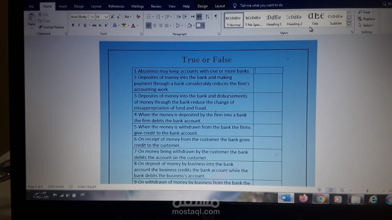 Intermediate Accounting questions