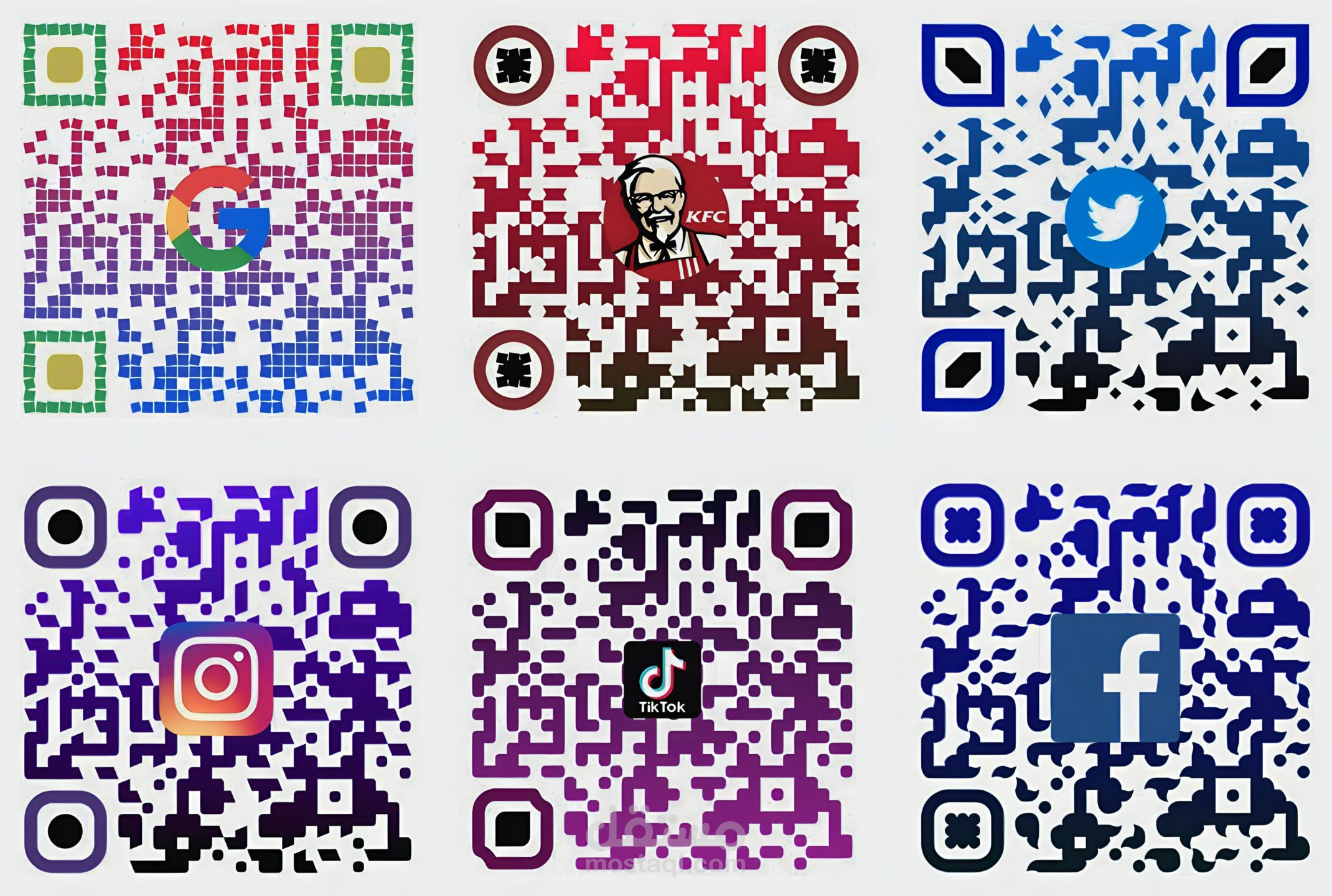 تصميم رمز استجابة سريعة ( Qr code ) احترافى متضمن الشعار الخاص بك