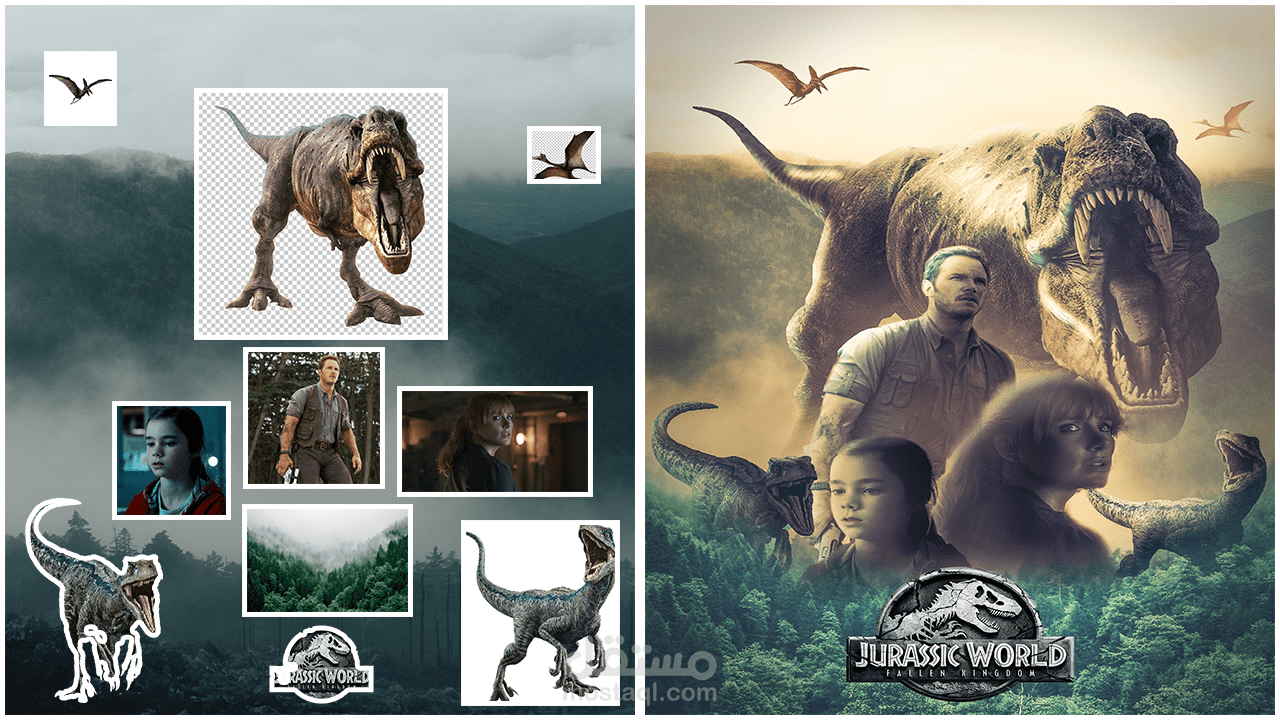 jurassic world Photoshop Manipulation