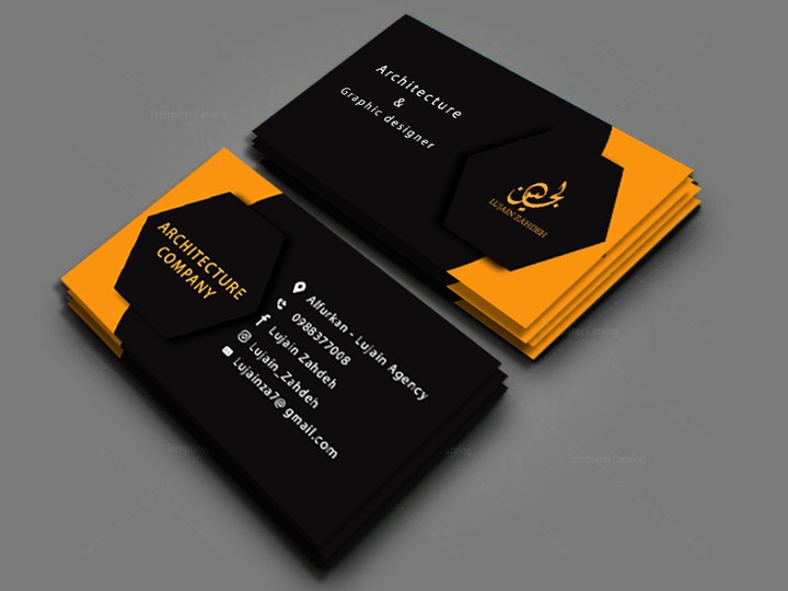 تصميم كرت، visit card، business card