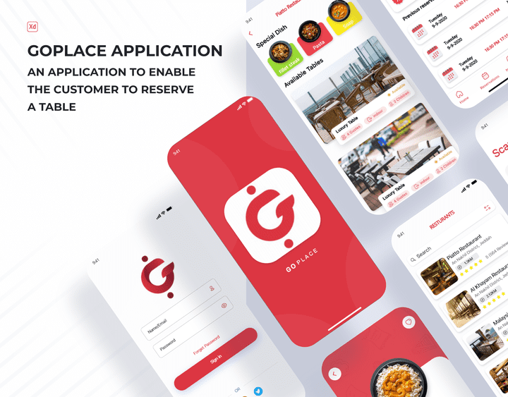 Go Place Mobile Application Design