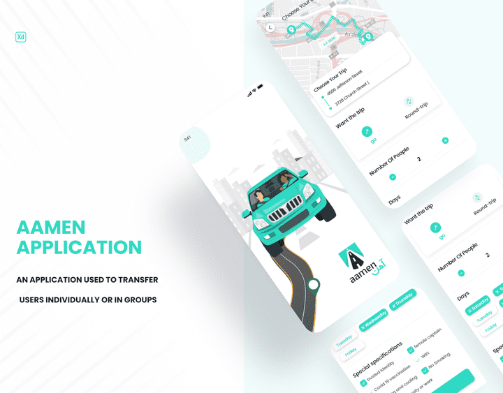 Aamen Mobile Application Design