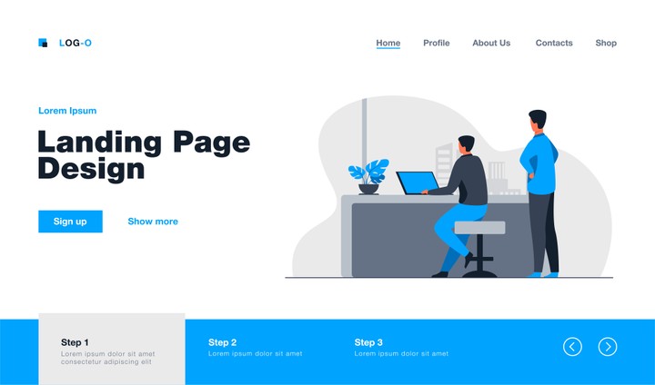 landing page website