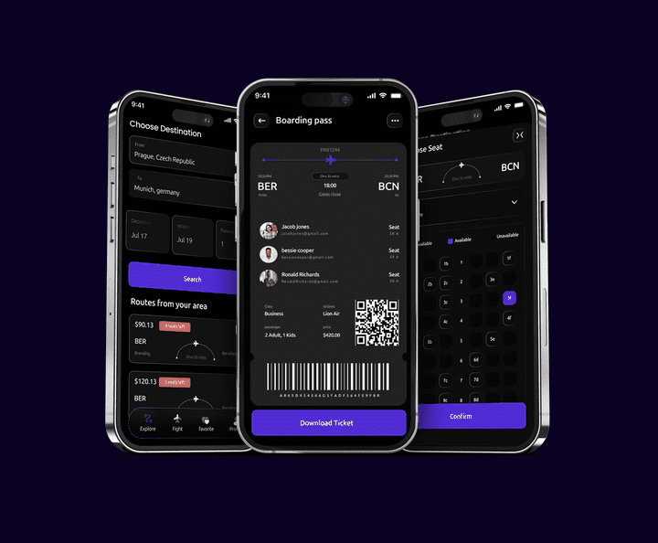 Flight App - UI/UX Project