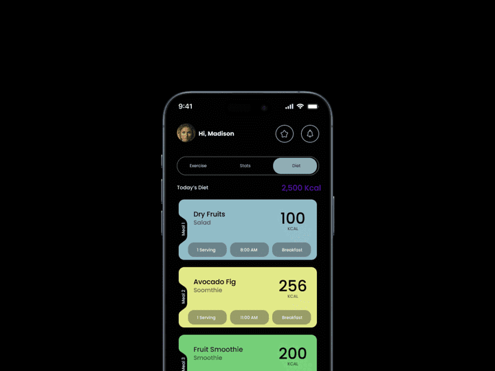 Fitness App - UI/UX Design