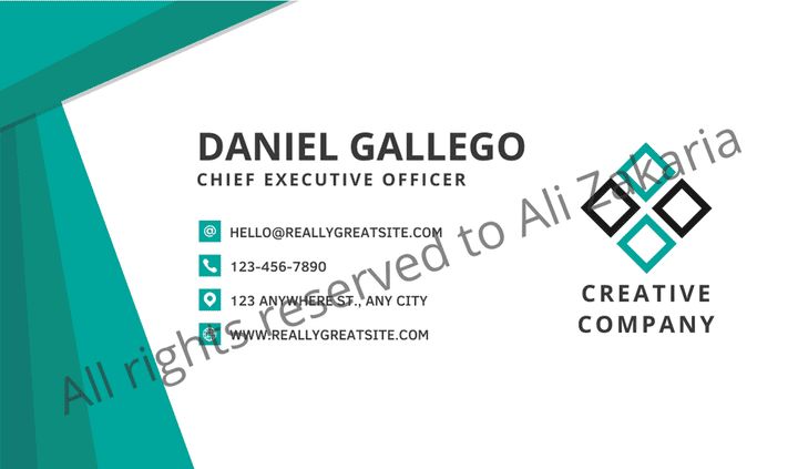 Business Card Design for annoucing and Advertising