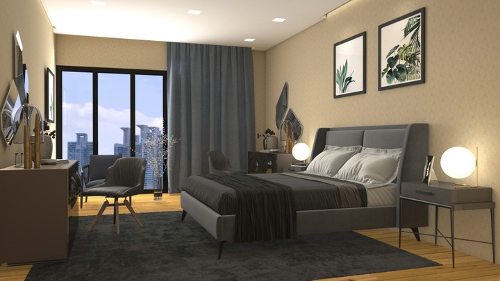 Bedroom 3D Modeling