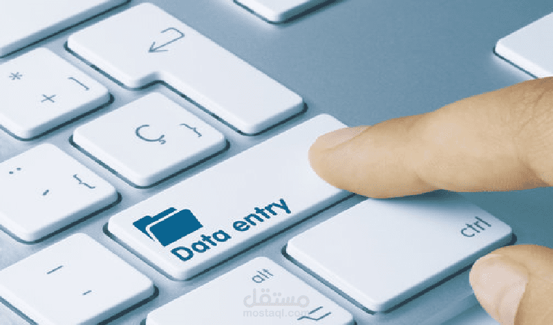 إستخراج وجمع بيانات وإدخالها وتنظيمها بدقة وسرعة عالية على اكسيل Excel إنجليزي/عربي