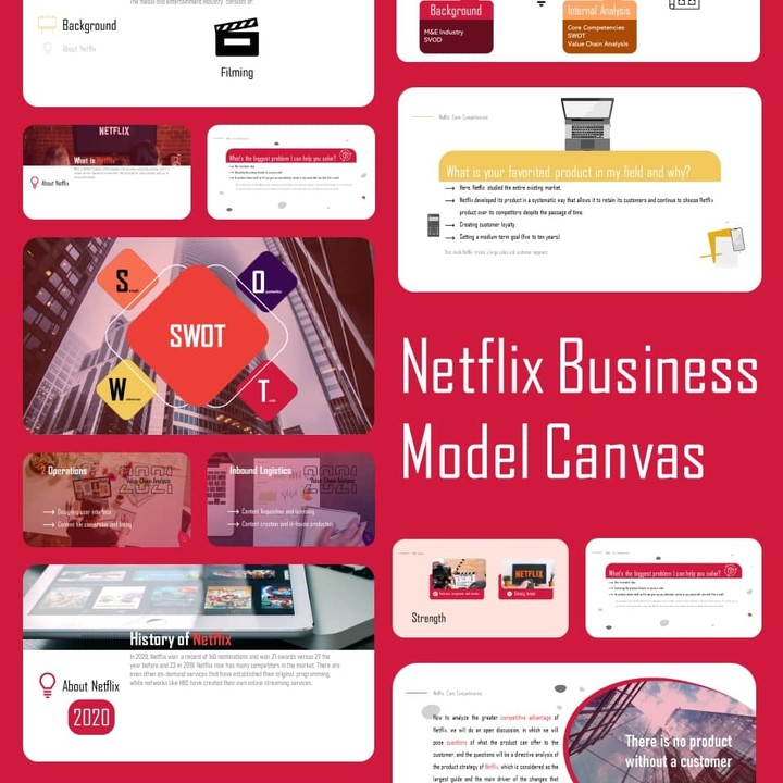 Netflix Business Model PowerPoint
