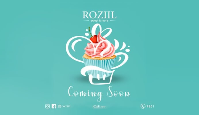 تصاميم لمحل حلويات ROZIL