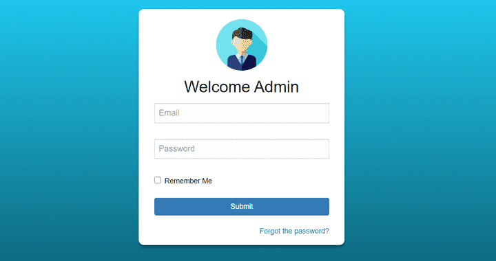 login form