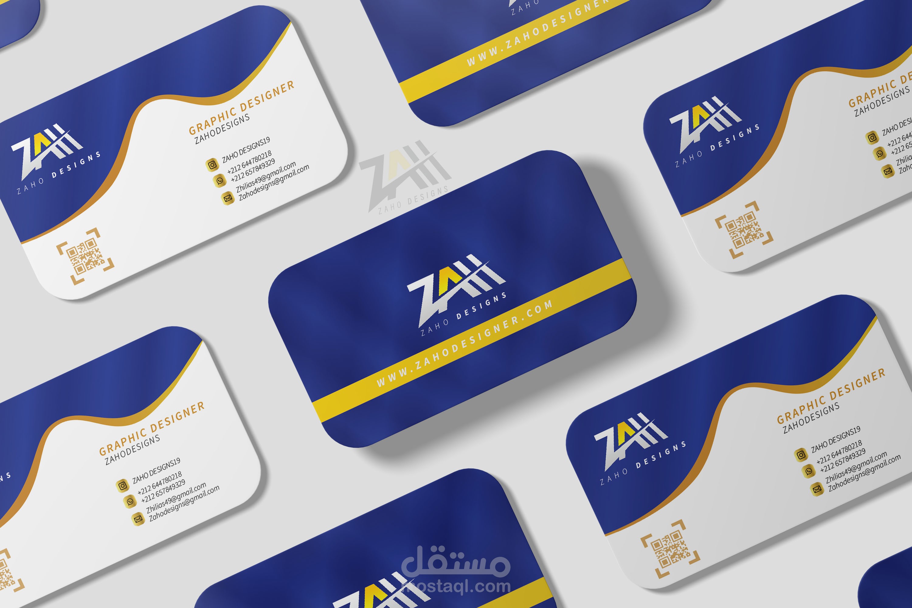 بطاقة عمل شخصية 02 - Business card 02