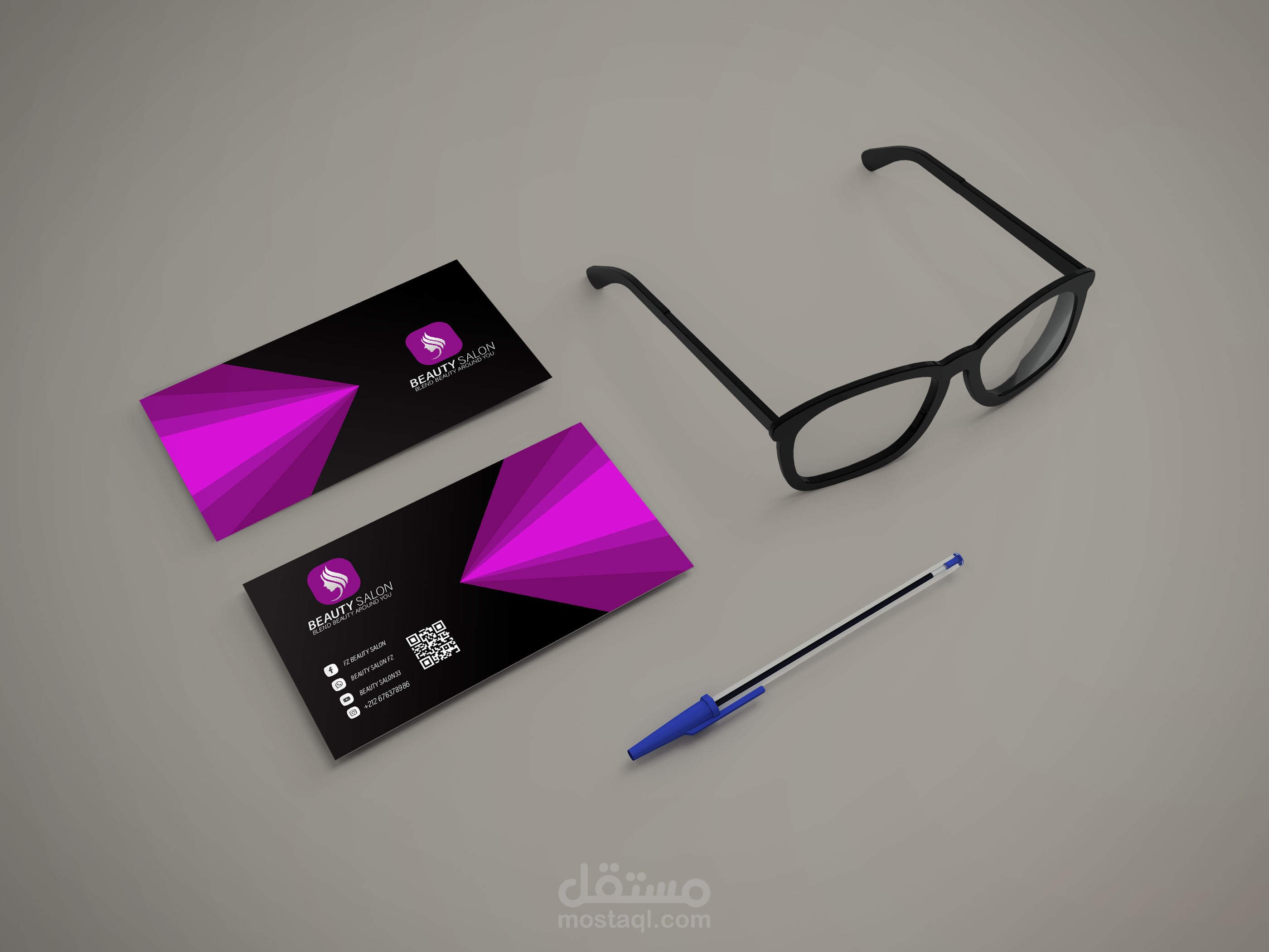 بطاقة عمل شخصية - Business card 03