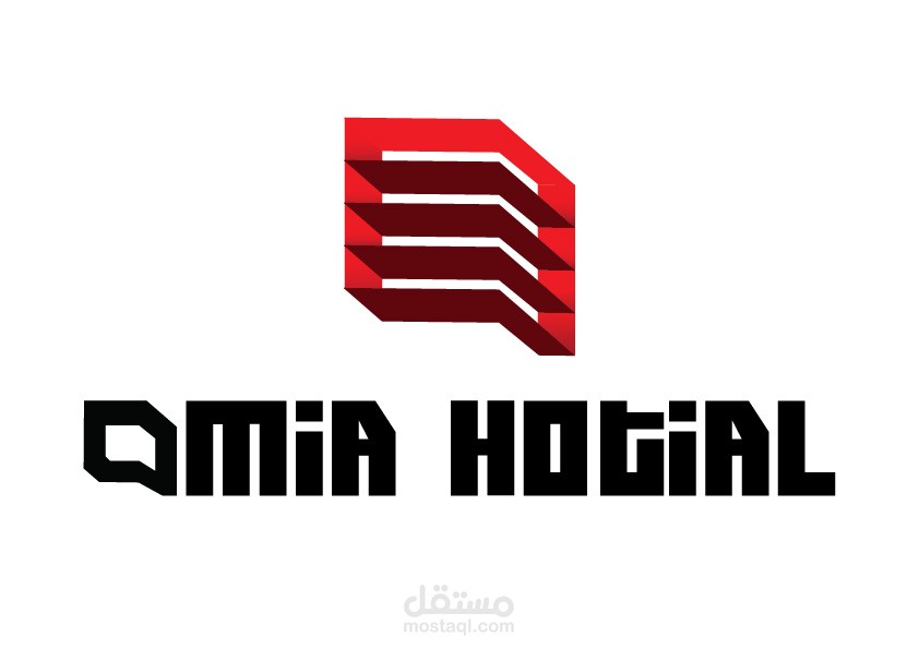 تصميم شعار احترافي  omia hotial