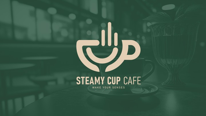 هوية بصرية | BRAND ( STEAMY CUP CAFE )