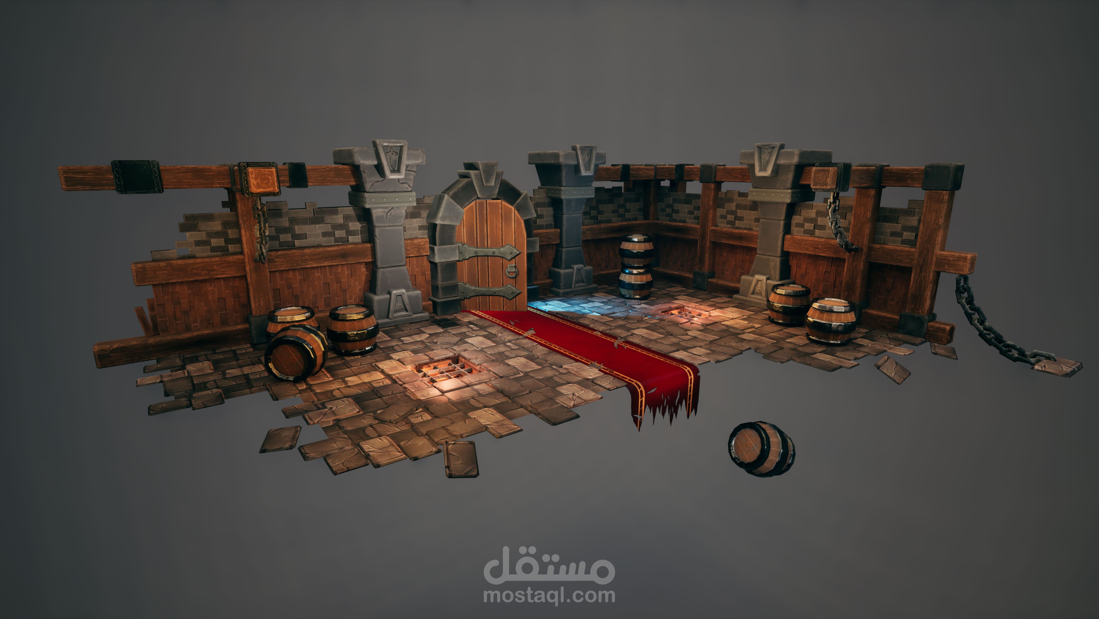 The Stylized Dungeon - Game Environment