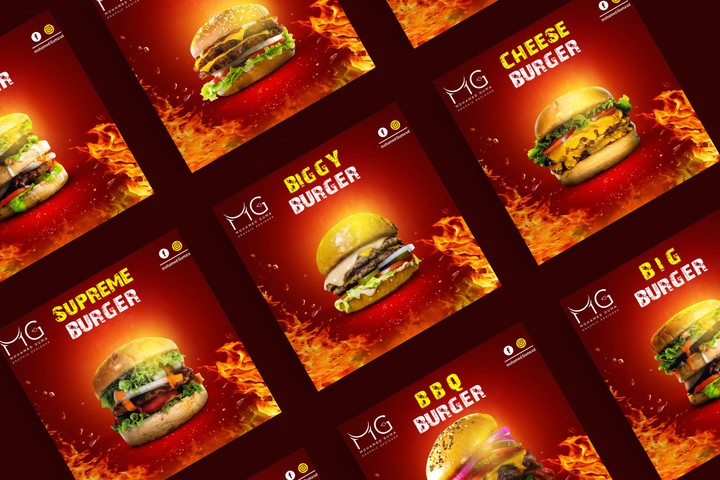 Burger posters