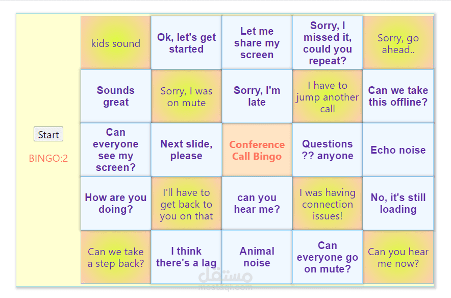 Bingo-Conference-Call