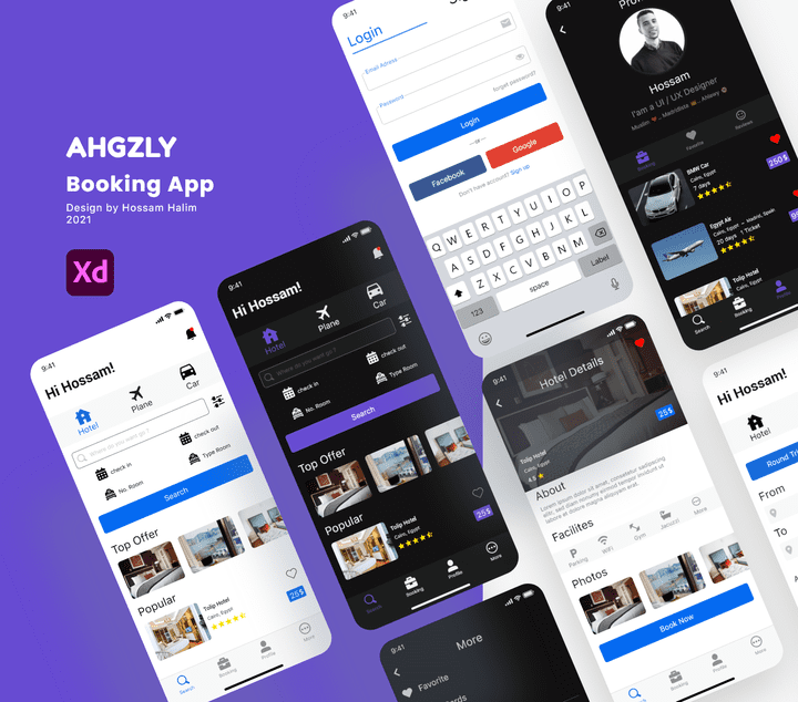 AHGZLY Booking mobile app