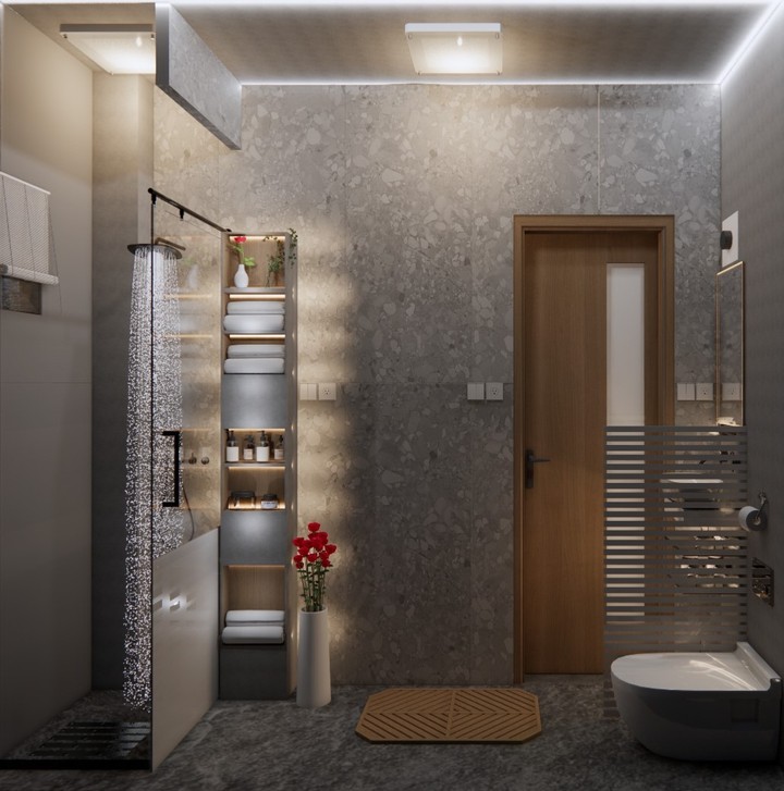 Small bath Room for MBR