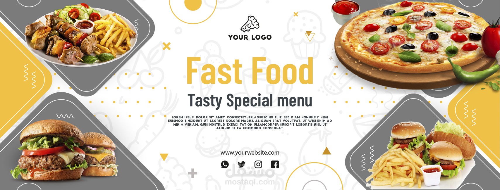 cover facebook ( fast food)