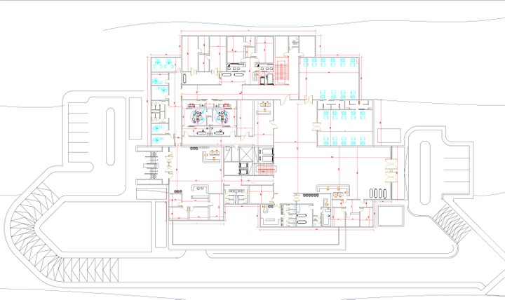 تصميم معماري لمشفى حوادث