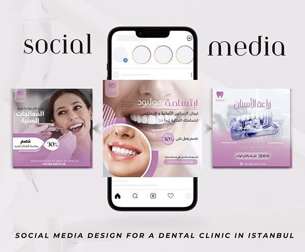 Social media Design for a dental clinic