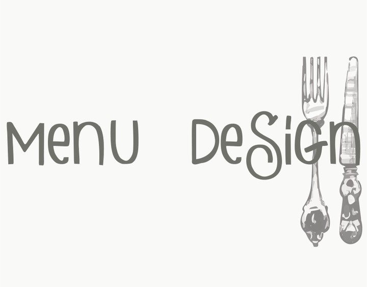 Menu Design