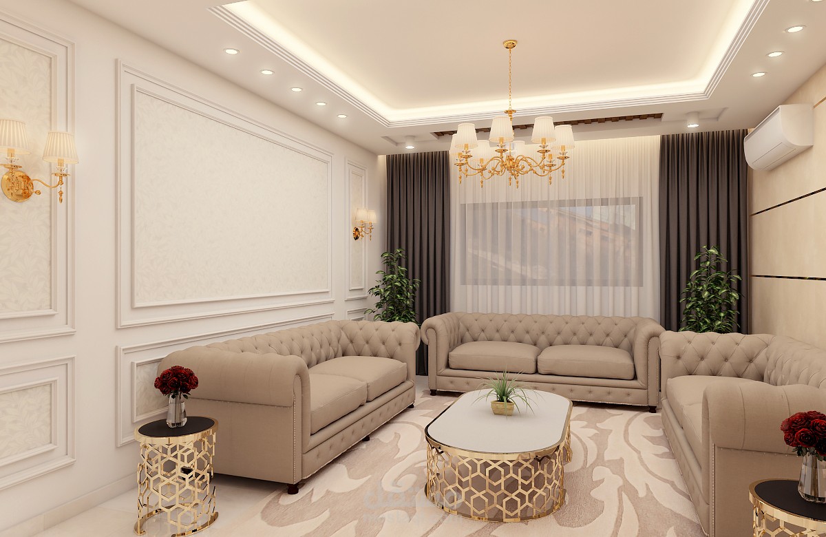 تصميم داخلي لشقة سكنية