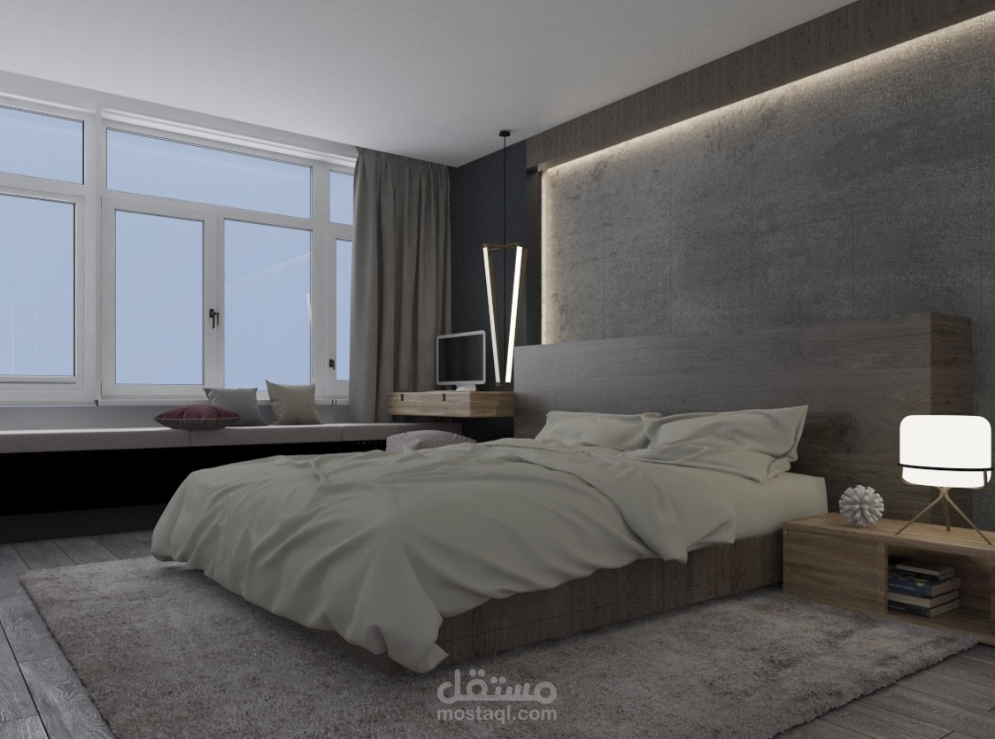 Modern bedroom_غرفة نوم موديرن