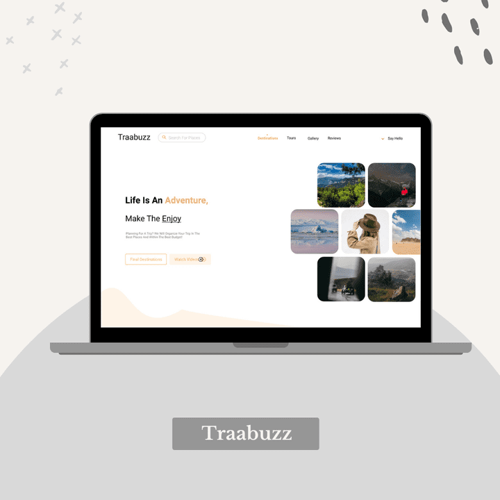 UI/UX Designs for website's Landing paga