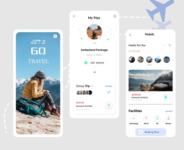 Travel App Design