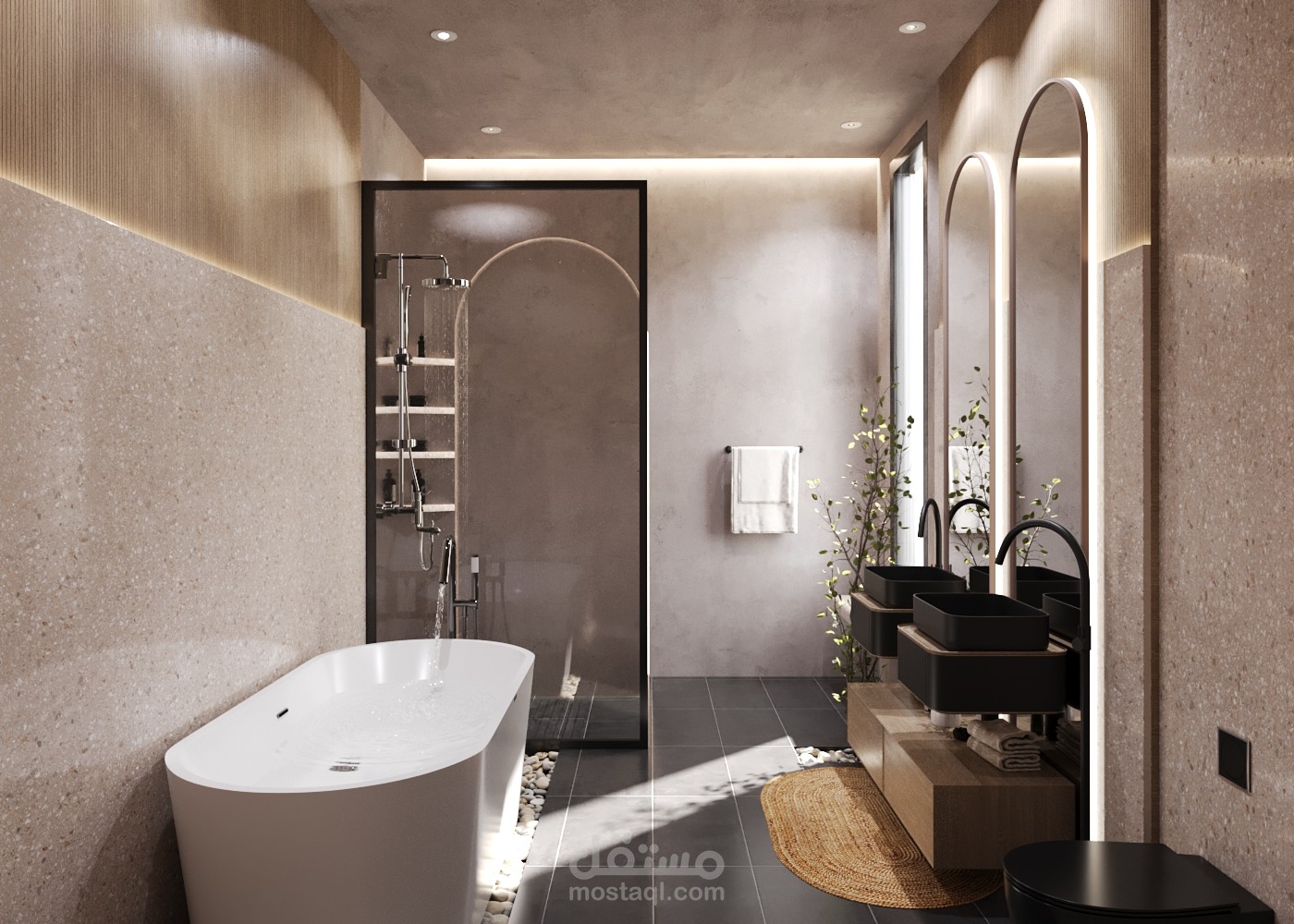 ( حمام مودرن ) ║ Modern Bathroom