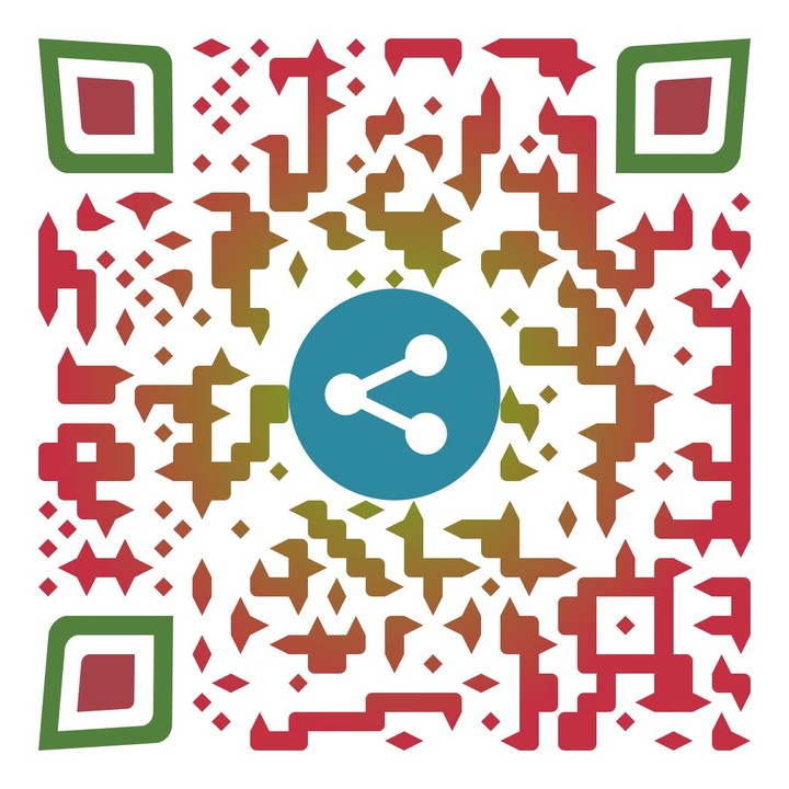 QR Code مدمج باللوجو