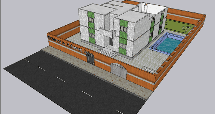 Housing unit 3d Model