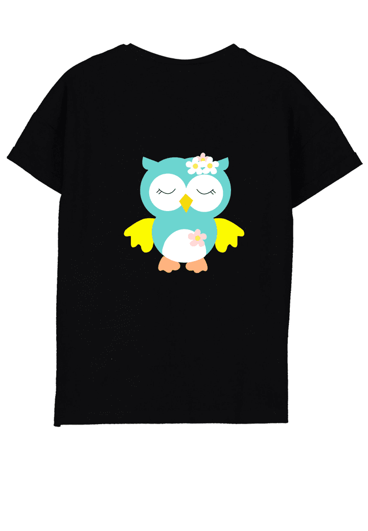 تصميم تي شيرت (cute owl)