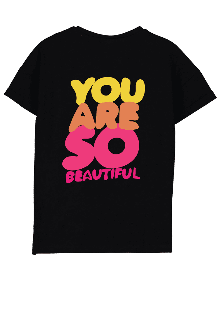 تصميم تي شيرت (you are so beautiful)