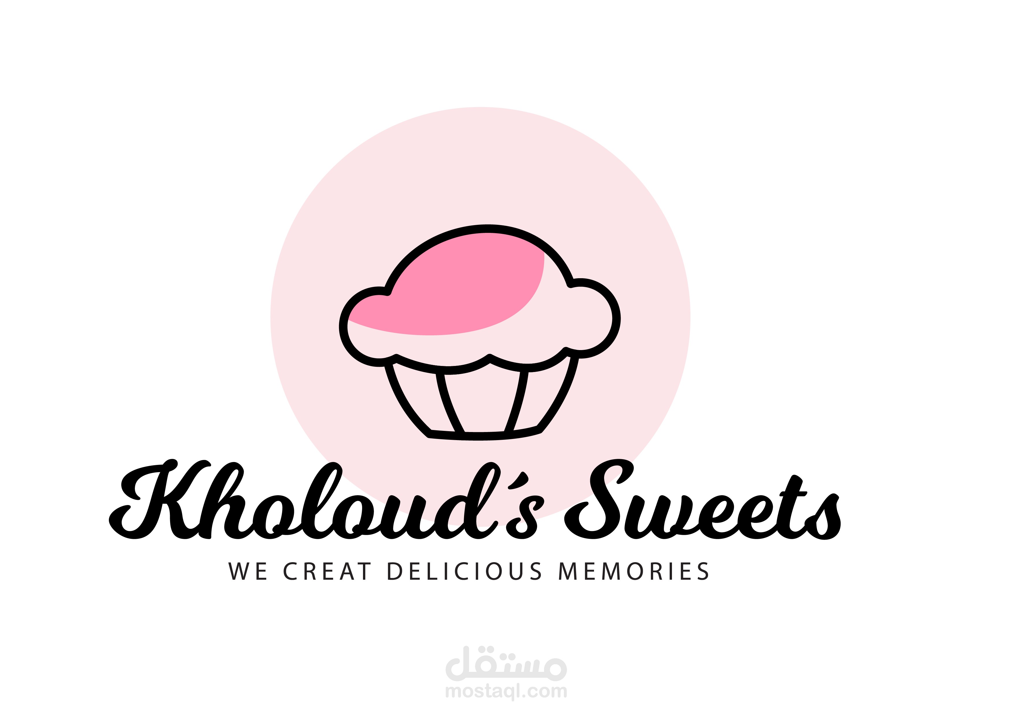 Kholoud's Sweets Logo + Sticker