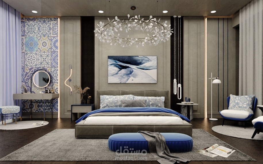 Modern Greek Style Bedroom   1 