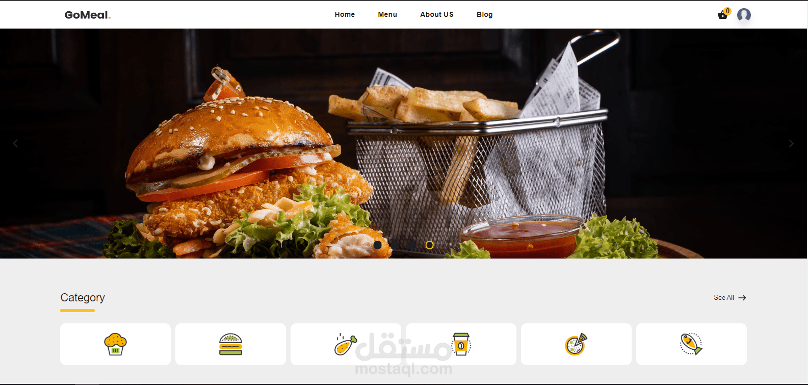 تطبيق دليفري لمطعم