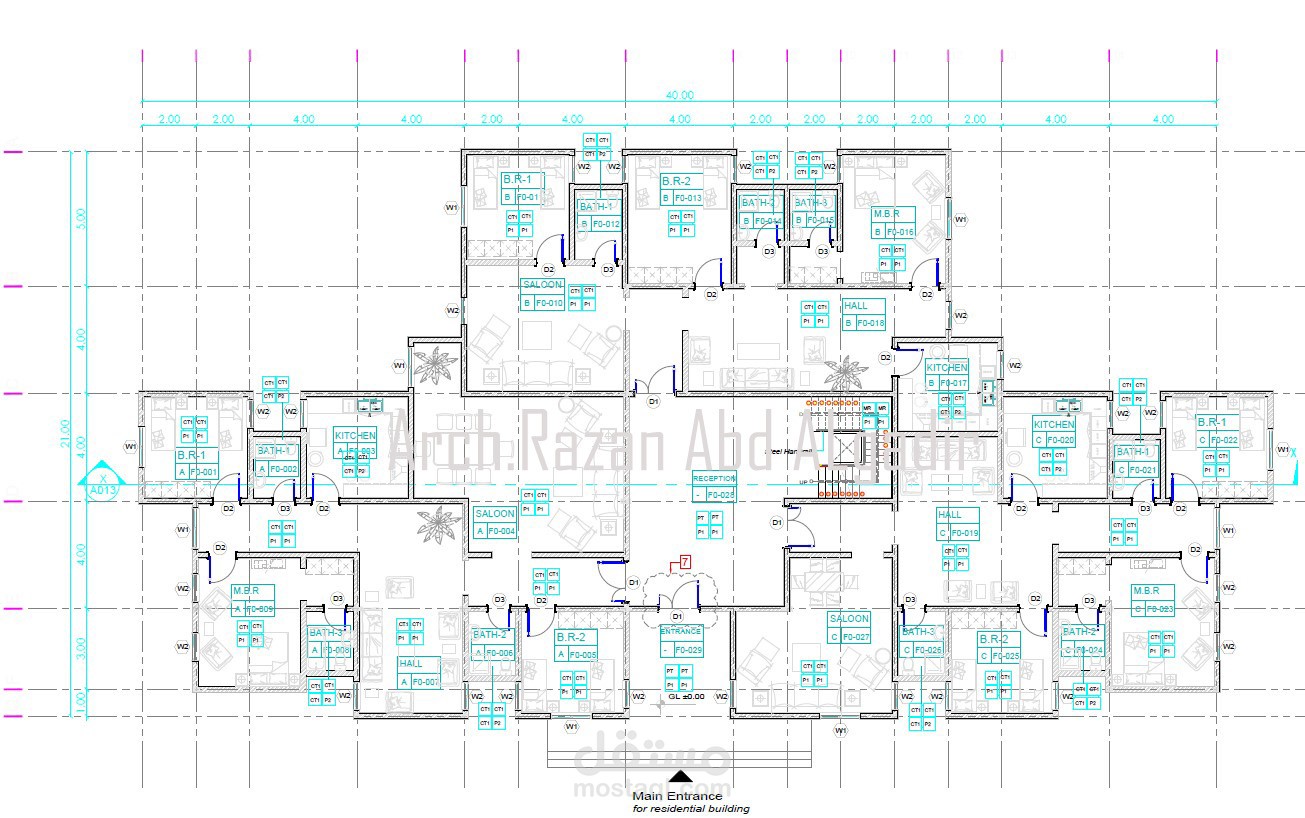 خرط معمارية تنفيذية-Shop drawings