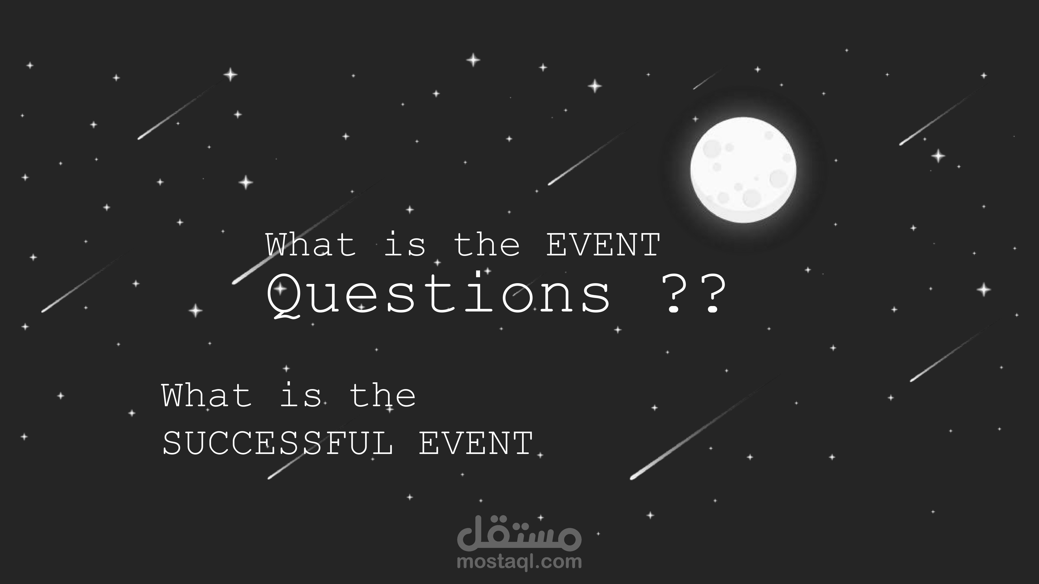 How to organize a successful event