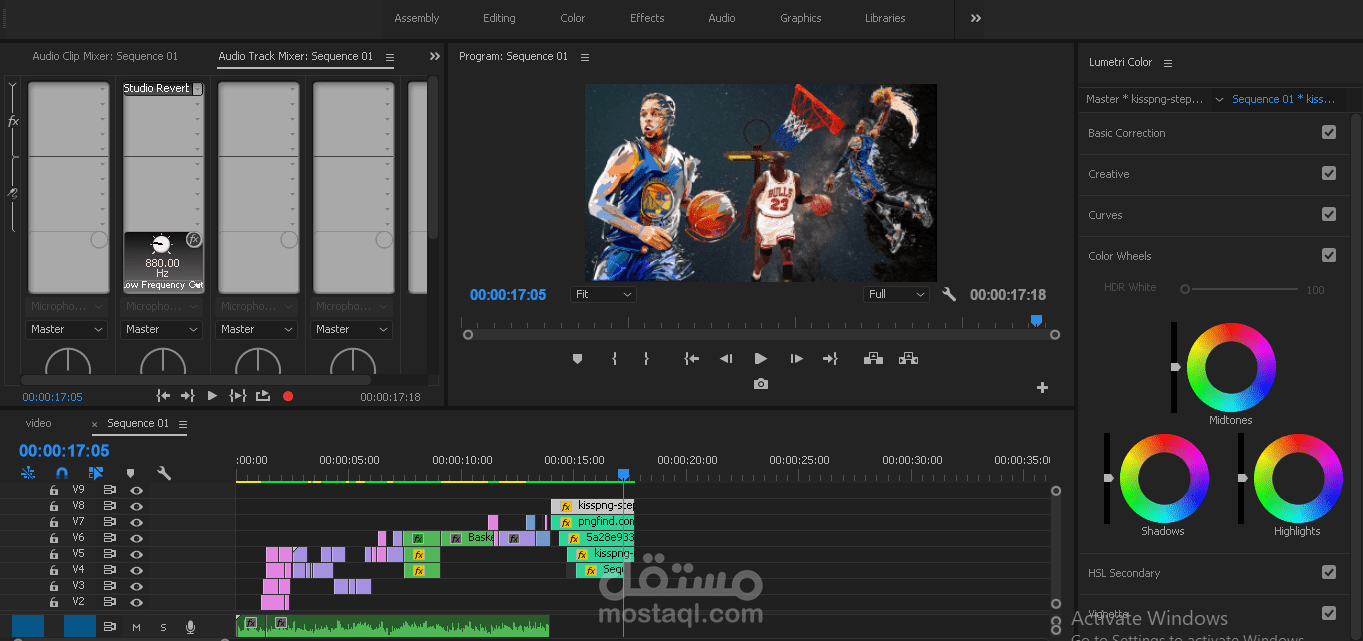 basketball video editing