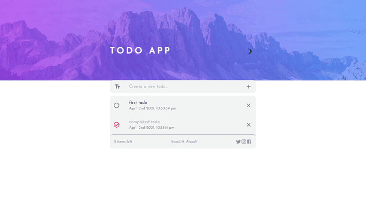 Todo App (Reactjs + Firebase)