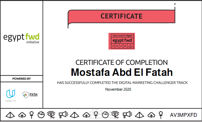 Udacity - Challenger Track certificate