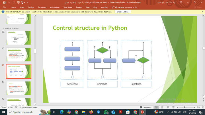 Teaching python from A to Z