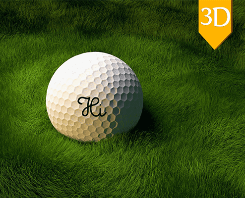 Golf ball render - كرة الجولف