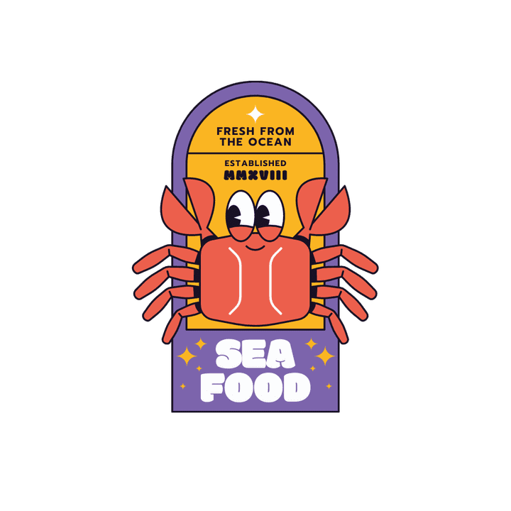 تصميم مأكولات بحرية sea food