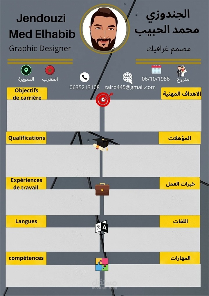 سيرة ذاتية احترافية 2